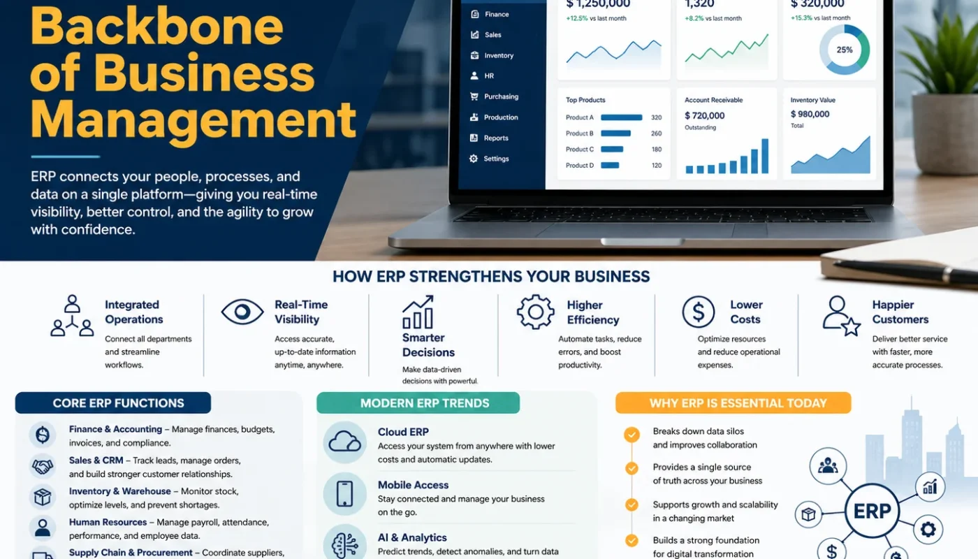 ERP as the Backbone of Business Management