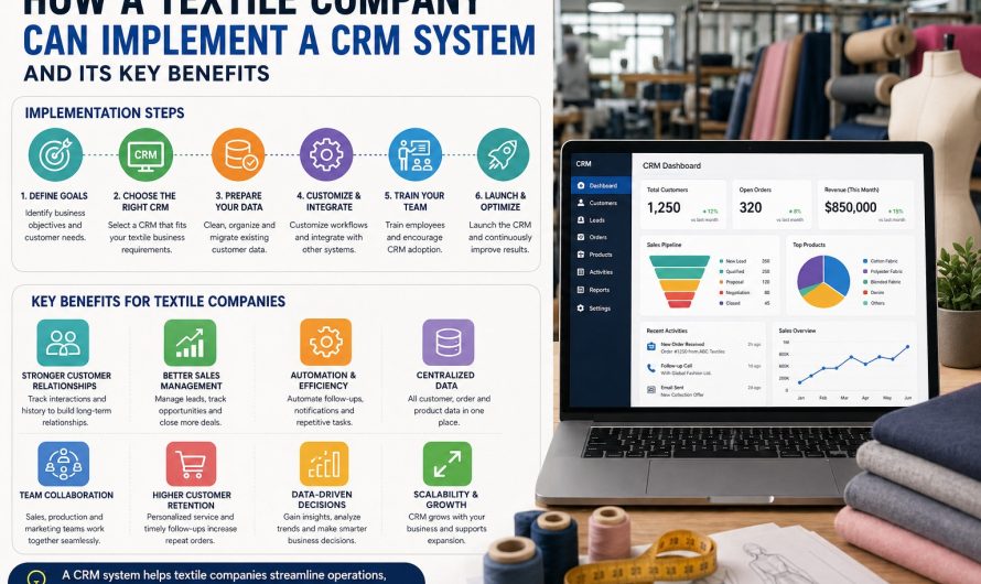 How a Textile Company Can Implement a CRM System and Its Key Benefits
